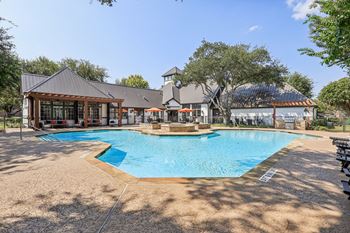 Two sparkling swimming pools